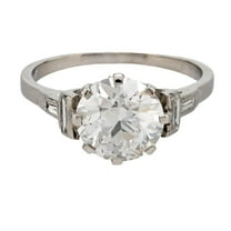 Women's Five Stone Solitaire Diamond Engagement Ring 2.2 Ct Diamond 14K White Gold Over