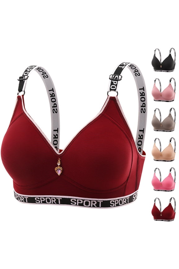 Women's Fixed Cup Sports Bra Plus Size Wireless High Impact, Yoga Running Fitness Vest, Breathable Solid Color Workout Top, Shockproof Support No Underwire