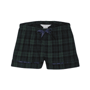 Women`s Flannel Shorts, S, Scottish_Tartan