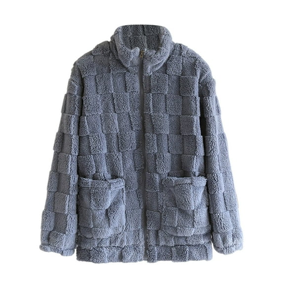 Women's Flannel Sleepwear Coat Winter Thicken Jacket Nightwear Loose Loungewear Homewear