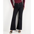thumbnail image 1 of Women's Flare-Leg Jeans Deep Black 16, 1 of 1