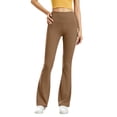 thumbnail image 1 of Women's Flare Yoga Pants High Waist Boot Cut Leggings, 4 Way Stretch Fabric, Soft Breathable, Tummy Control for Yoga Workout Running, 1 of 6