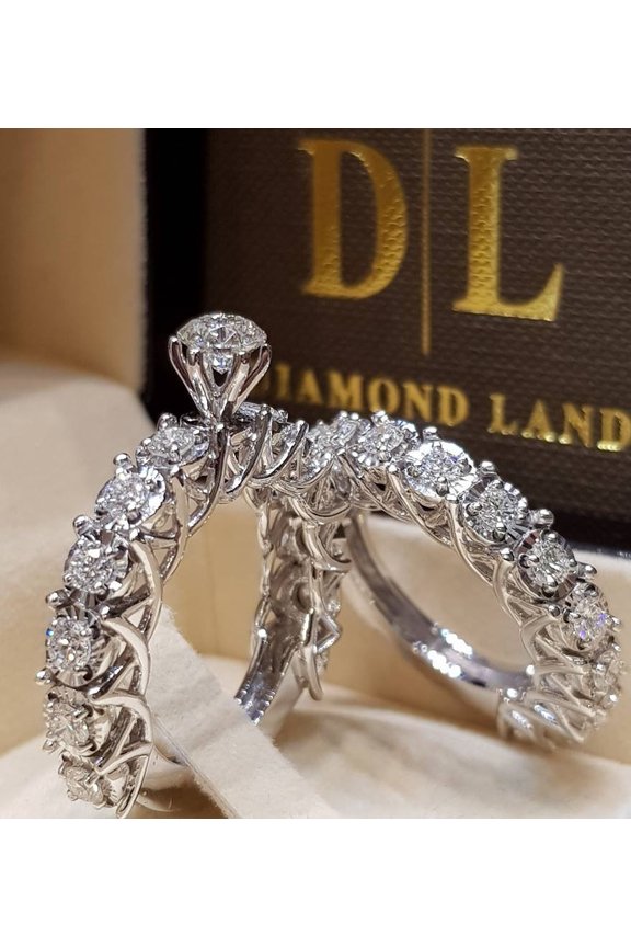 Women's Flash Diamond Round Alloy Ring