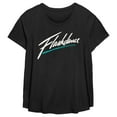 thumbnail image 1 of Women's Flashdance Blue Stroke Classic Logo  Graphic T-Shirt, 1 of 3