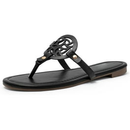 Sandals for Women Girls Orthopedic Flat Shoes Toe Ring Slide Flip Flop Slippers Casual Soft Retro Bohemian Thong Sandals Beach Shoes Walmart
