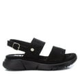 thumbnail image 1 of Women's Flat Suede Sandals By XTI_141243_Black, 1 of 1