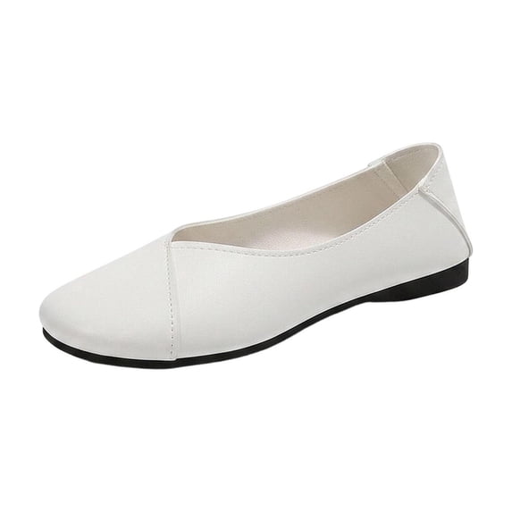 Women's Flats Comfortable Round Toe Flats Slip On Casual Dress Shoes Work Casual Flats for Women Business Casual Shoes Women