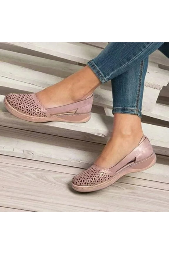 Women's Flats, Elegant Flats for Women, Wide Width Dress Shoes for Women, Womens Flats, Pointed Toe Flats Ballet Flats for Women, Flats Shoes Women Dressy Gold 8