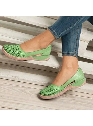 フラットシューズ FEAR OF GOD Woman Flat shoes Green FGE28081113REV Flats in Womens Shoes | Green - Walmart.com