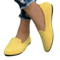 thumbnail image 1 of Women's Flats, Elegant Flats for Women, Wide Width Dress Shoes for Women, Womens Flats, Pointed Toe Flats Ballet Flats for Women, Flats Shoes Women Dressy Yellow 7, 1 of 7