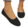 thumbnail image 1 of Women's Flats Shoes Black Ballet Flats Dress Shoes for Women Slip On Comfortable Dressy Loafers Summer Casual Solid Color Soft-Soled Shoes, 1 of 5