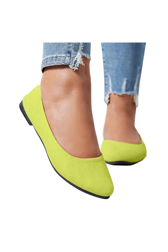 Women's Flats Shoes Pointed Toe Ballet Flats Dress Shoes Comfortable Soft Slip on Shoes for Women