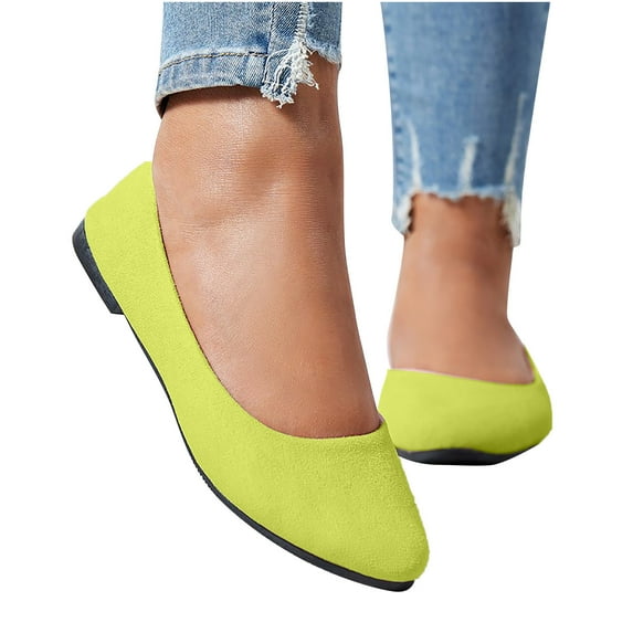 Women's Flats Shoes Pointed Toe Ballet Flats Dress Shoes Comfortable Soft Slip on Shoes for Women