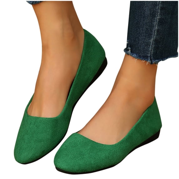 Women's Flats Shoes Round Toe Flats Shoes Women Ballet Flats for Women Women's Fashion Casual Soft-Soled Shallow Mouth Breathable Flat Shoes