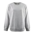thumbnail image 1 of Women’s Fleece Crewneck Sweatshirt (Light Gray, Extra-Large), 1 of 2