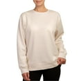 thumbnail image 1 of Women’s Fleece Crewneck Sweatshirt (Oat, Extra-Large), 1 of 2