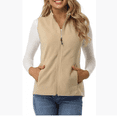 thumbnail image 1 of Women's Fleece Gilet Polar Soft Sleeveless Classic Fit Bodywarmer Vest with Zip up, 1 of 4