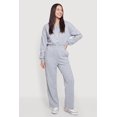 thumbnail image 1 of Women's Fleece Half Zip Hooded Jumpsuit, 1 of 3