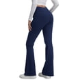 thumbnail image 1 of CoKate Women's Fleece Lined Flare Leggings with Pockets High Waisted Thermal Bootcut Yoga Pants for Winter, 1 of 7