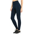 thumbnail image 1 of Women's Fleece Lined High Waisted Winter Warm Tights Leggings, Navy, One Size, 1 Pack, 1 of 2