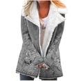 thumbnail image 1 of Women's Fleece Lined Jackets Plus Size Winter Warm Coat with Hood Outdoor Chunky Parka Jacket Outerwear, 1 of 6