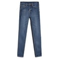 thumbnail image 1 of Women's Fleece Lined Jeans Stretchy Skinny Denim Pants Winter Warm Thick Leggings with Pockets, 1 of 4