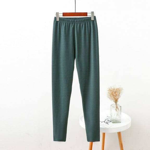 Women's Fleece Lined Joggers High Waisted Water Resistant Thermal Hiking Pants Cold Weather Sweatpants with Pockets Green XXXL