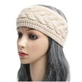 thumbnail image 1 of Women's Fleece-Lined Knit Headband Warm Winter Hair Band, Soft Cozy Cold Weather Accessory, 1 of 3