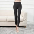 thumbnail image 1 of Women's Fleece Lined Leggings High Waisted Yoga Pants Thermal Winter Leggings, 1 of 5
