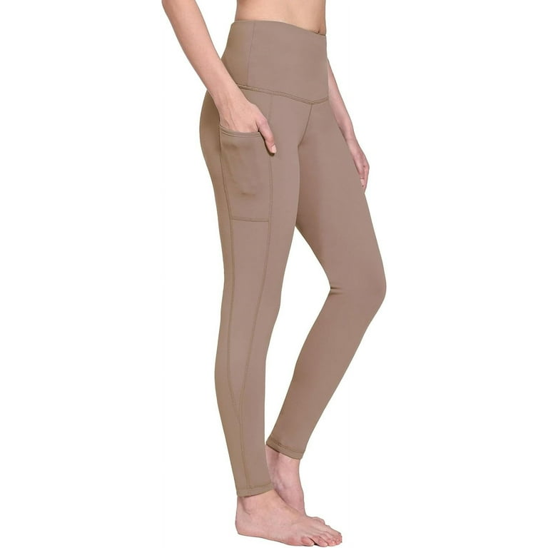 Women s Fleece Lined Leggings Thermal Warm Tights High Waisted Yoga Pants Cold Weather with Pockets Walmart