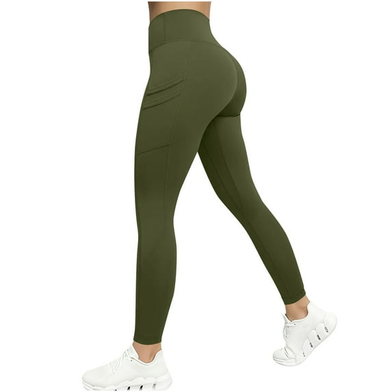 Women's Fleece Lined Leggings Water Resistant Thermal Winter Warm Tights High Waisted Running Pants with Pockets