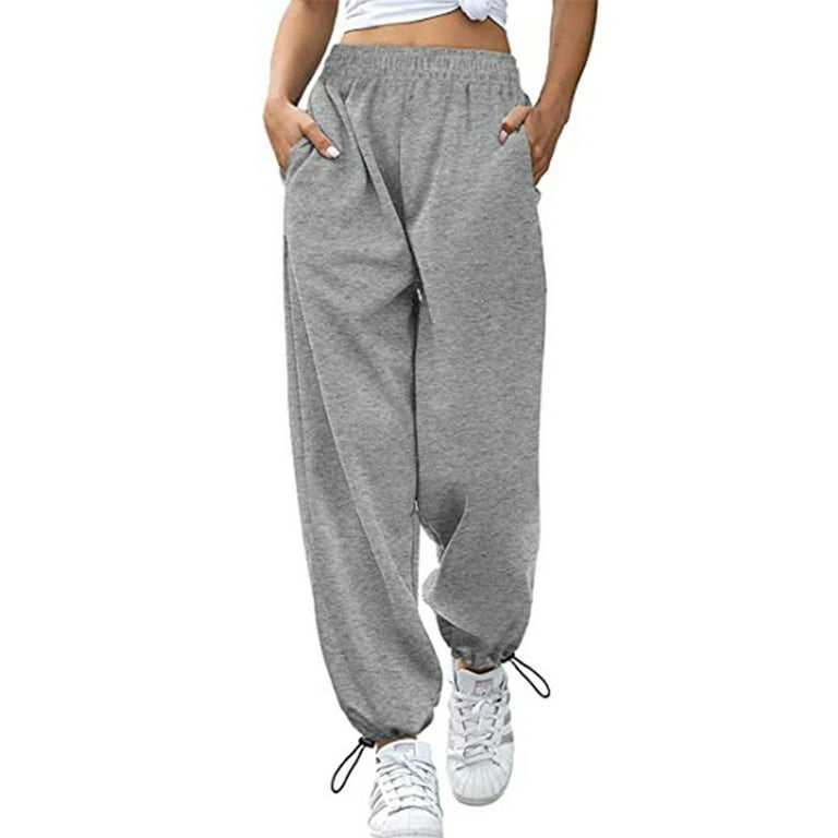 Women s Fleece Lined Pants Water Resistant Sweatpants High Waisted Thermal Joggers Winter Running Hiking Pockets Walmart