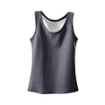 thumbnail image 1 of Women's Fleece Lined Stripe Thermal Undershirt Thick Base Layer Long Sleeve Soft Comfort Winter Top, 1 of 5