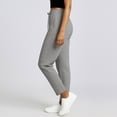 thumbnail image 1 of Women's Fleece Lined Sweatpants High Waisted Drawstring Cozy Baggy Straight Leg Pants with Pockets Gray XL, 1 of 5