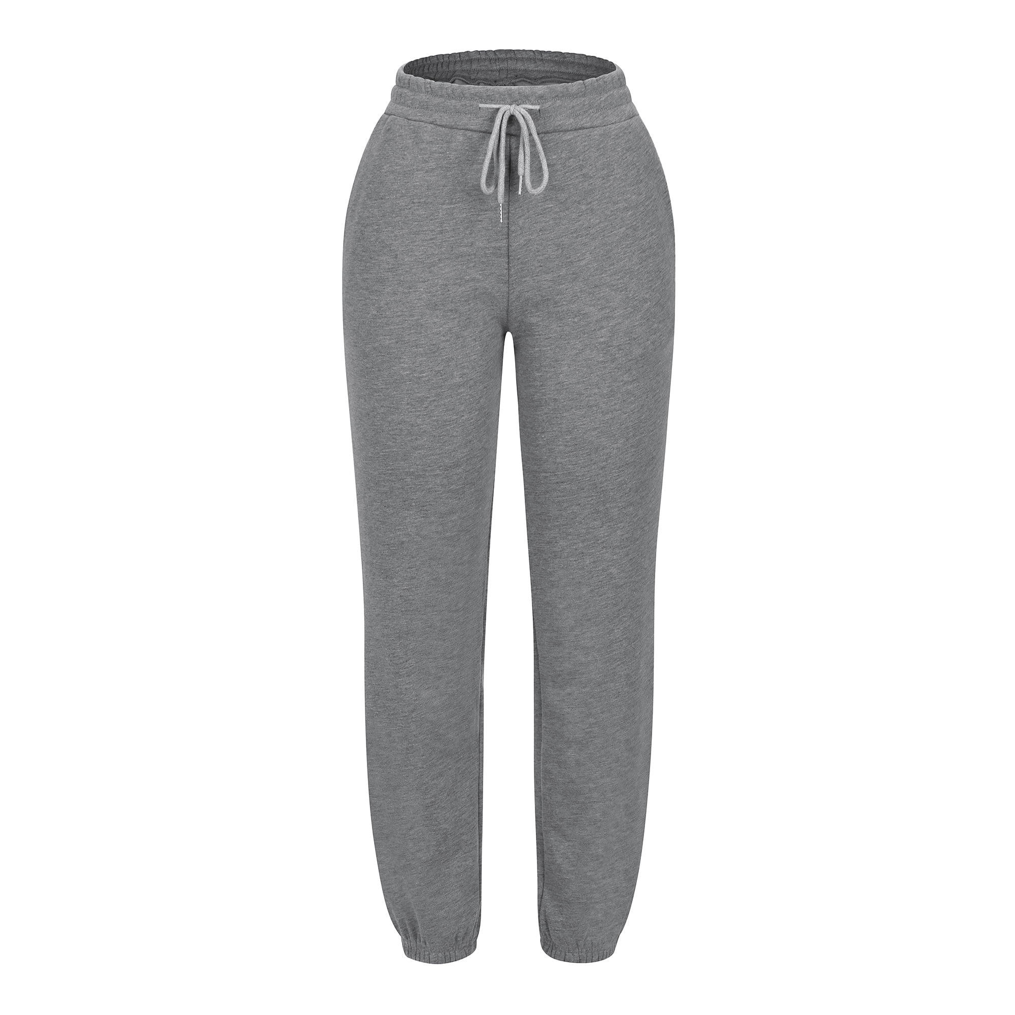 Women's Fleece Lined Sweatpants Thermal Joggers with Pockets Winter