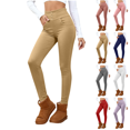 thumbnail image 1 of Women's Fleece Lined Tights High Waisted Thermal Tummy Control Leggings Soft Brushed Plush Workout Gym Yoga Leggings with Pockets, 1 of 9