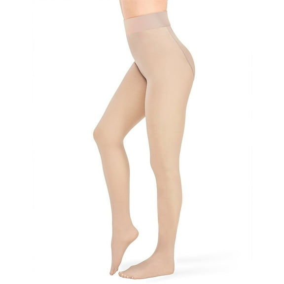 Women's Fleece Lined Tights for Winter Warm High Waist Leggings Fake Translucent Thick Thermal Pantyhose Complexion Free