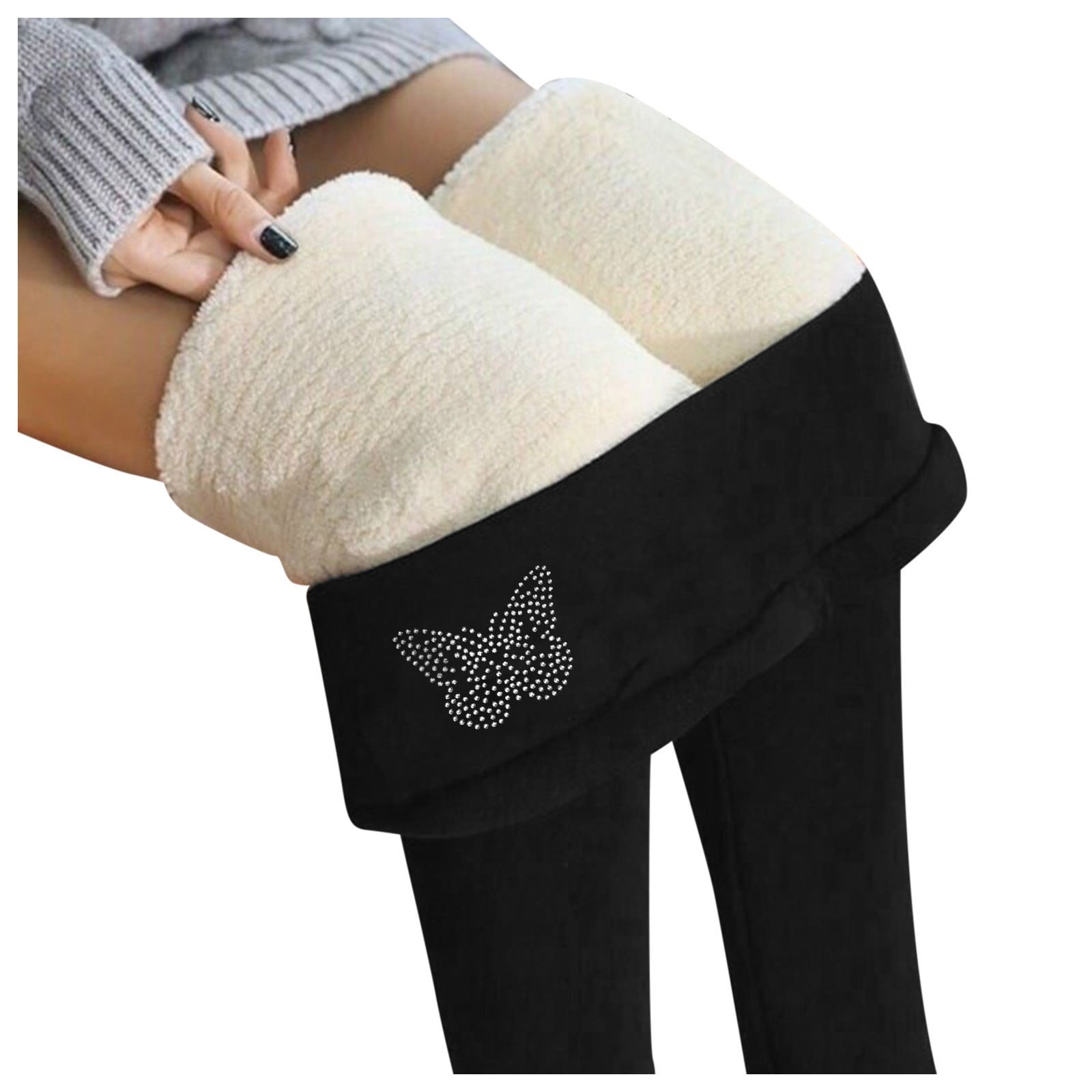 Women's Fleece Lined Water Resistant Legging High Waisted Thermal ...