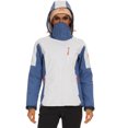 thumbnail image 1 of Women's Fleece Lined Windbreak Softshell Jacket - White Blue, 1 of 7