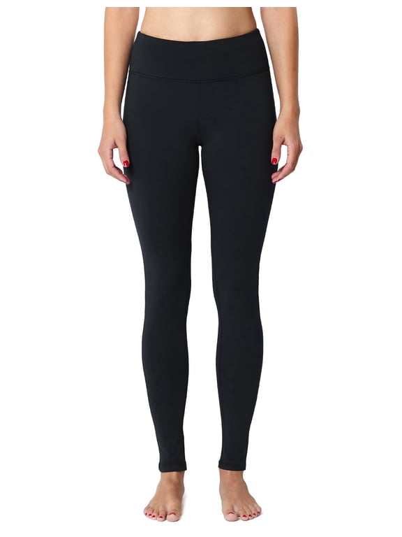 Women's Fleece Lined Winter Leggings Thermal Yoga Pants Sweatpants Black Size M