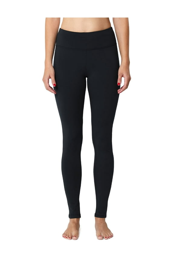 Women's Fleece Lined Winter Leggings Thermal Yoga Pants Sweatpants Black Size S