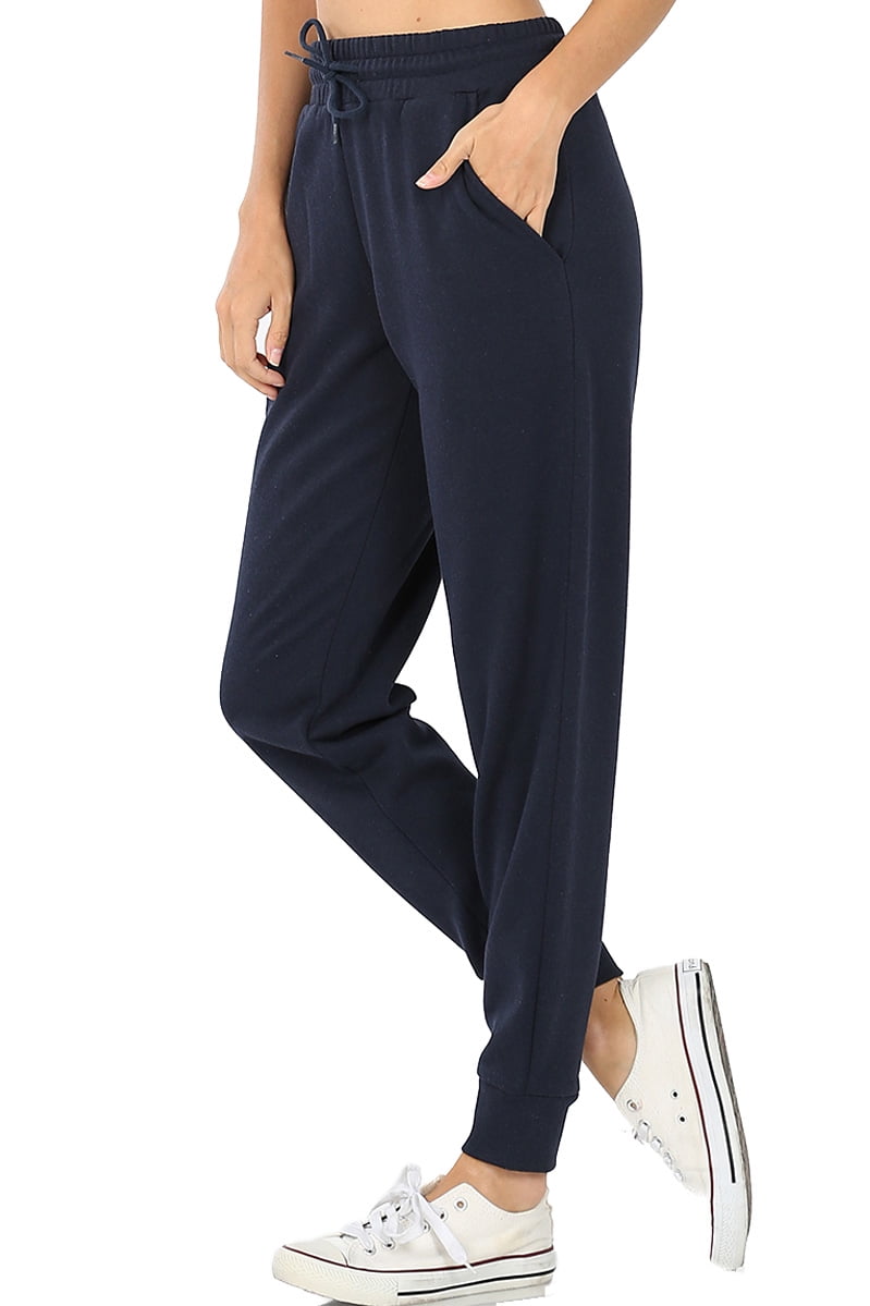 Women's Fleece Relax Fit Cropped Jogger Lounge Sweatpants Running