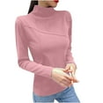 thumbnail image 1 of Women's Fleece Thermal Mock Neck Long Sleeve Warm Underwear Shirt/Top Soft Stretchy Fitted Base Layer Shirt, 1 of 7