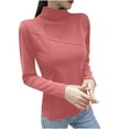 thumbnail image 1 of Women's Fleece Thermal Mock Neck Long Sleeve Warm Underwear Shirt/Top Soft Stretchy Fitted Base Layer Shirt, 1 of 7