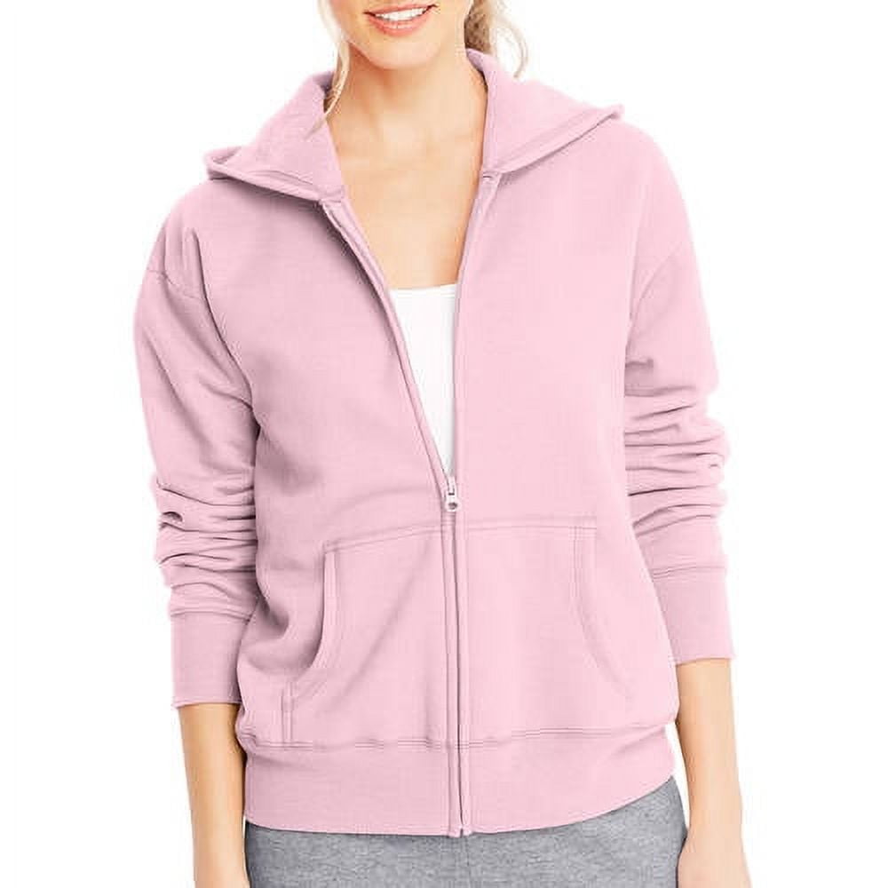 Pink Hanes Hoodies Bulk Women's Fleece Zip Hoodie Walmart