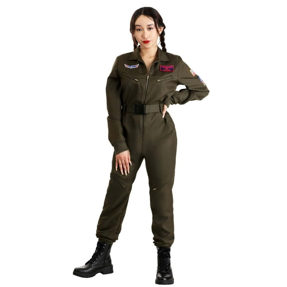 Women's Flight Suit Top Gun Costume