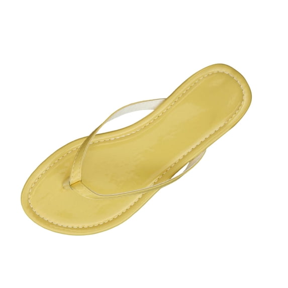 Women's Flip-Flop Sandals, Open-Toe Soft-Soled Beach Slippers, Comfortable All-Match Summer Footwear