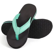 Womens Flip Flops 1 Pair, Summer Sandals for Women 5-11 Colorful Beach Slippers Vacation Shoes Indoor Outdoor