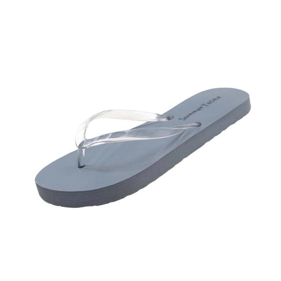 Women's Flip Flops Yoga Mat Cushion Sandals Fashion Summer Beach Travel Walking Thong Sandals Slip on Indoor Outdoor Shoes Light Blue 6.5(M)