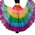 thumbnail image 1 of Women's Floor Length Petticoats Wedding Slips Colorful Mesh Wedding Dress Crinoline Pluses Sizes Bridal Gowns Underskirt, 1 of 8